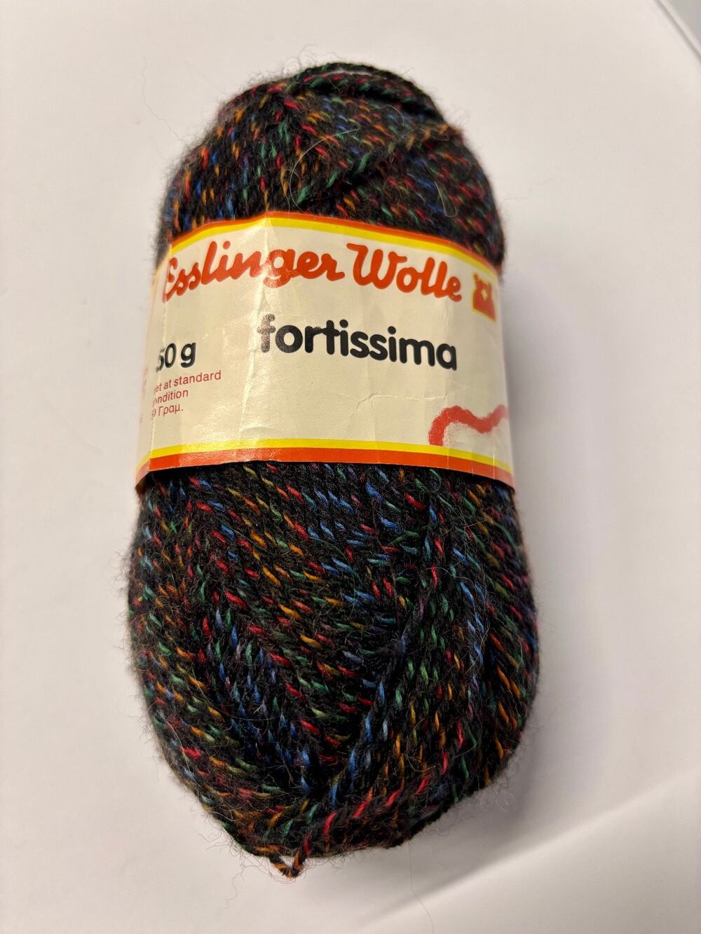 2 Sock Yarn Esslinger Wolle Fortissima West Germany 75% Wool 4ply 50g Color 99